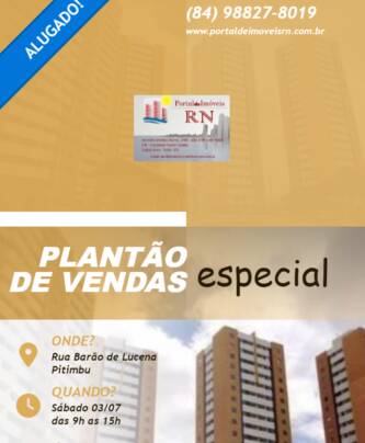 #1001 - Apartamento para Locação em Natal - RN